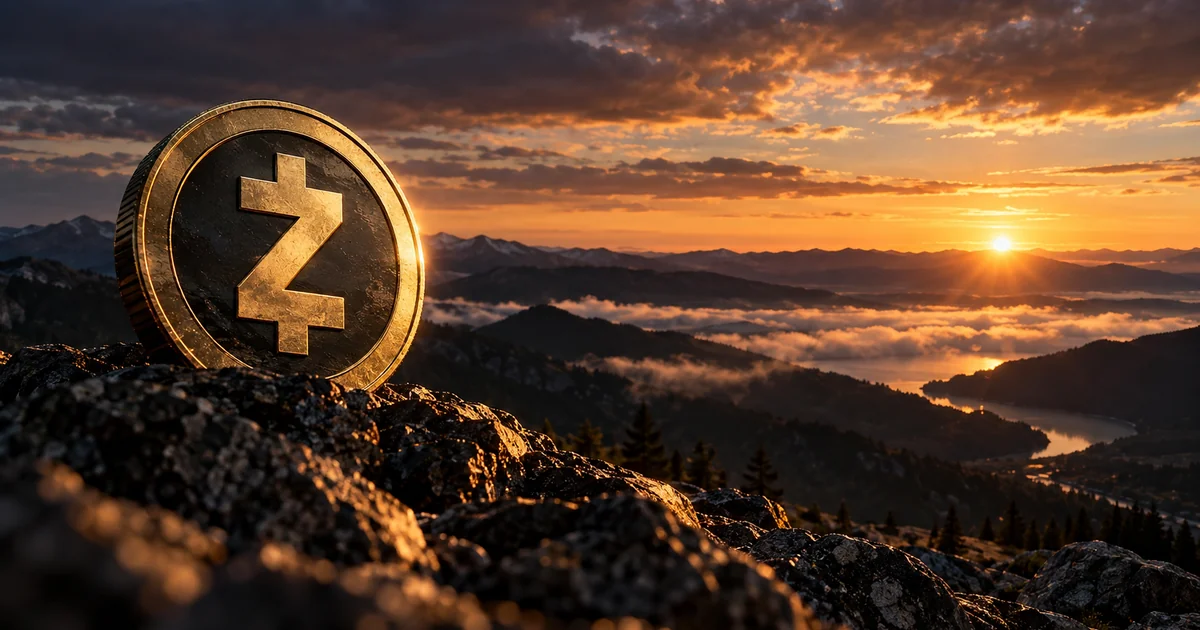 AI-generated editorial illustration exploring Zcash decentralization and its next chapter